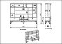 Hanah Home Lorenz Mueble de TV Nogal y Negro